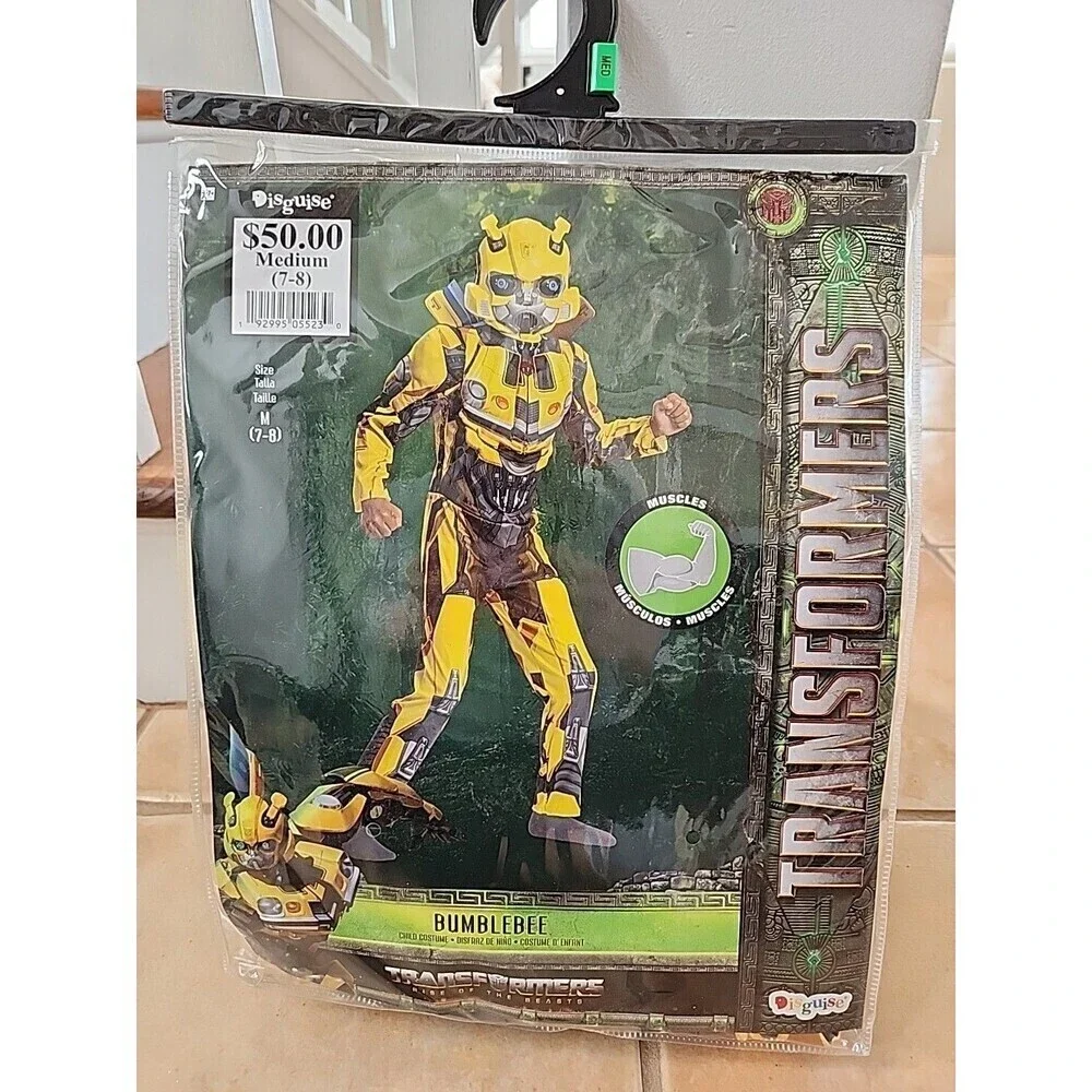 Transformers Bumblebee Costume, Child Medium, 7-8